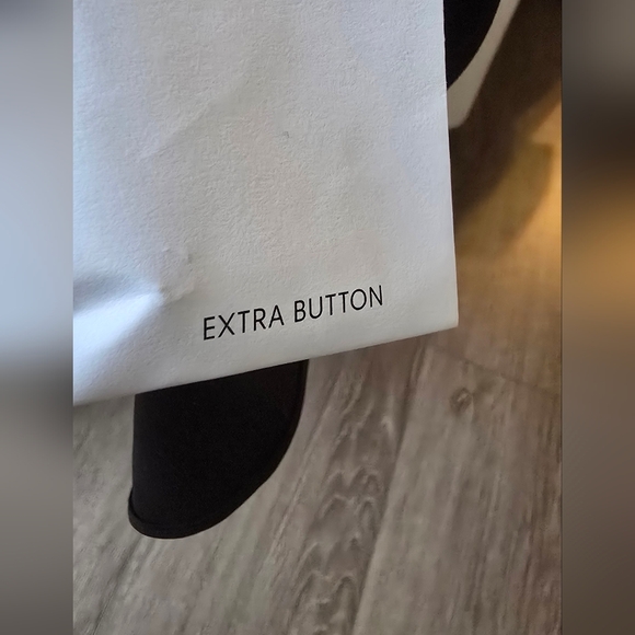 KARL LAGERFELD PARIS Black Crystal Embellished Rhinestone 10 Asymmetric - Picture 12 of 13